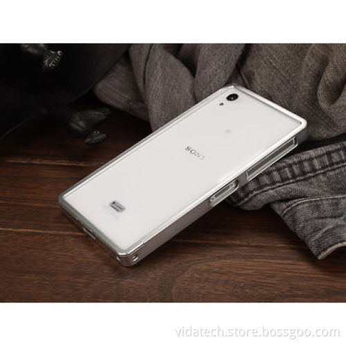 Ultra-thin Aluminum Metal Bumper Frame Cover Hard Case for Sony Xperia Z2 L50W, Factory